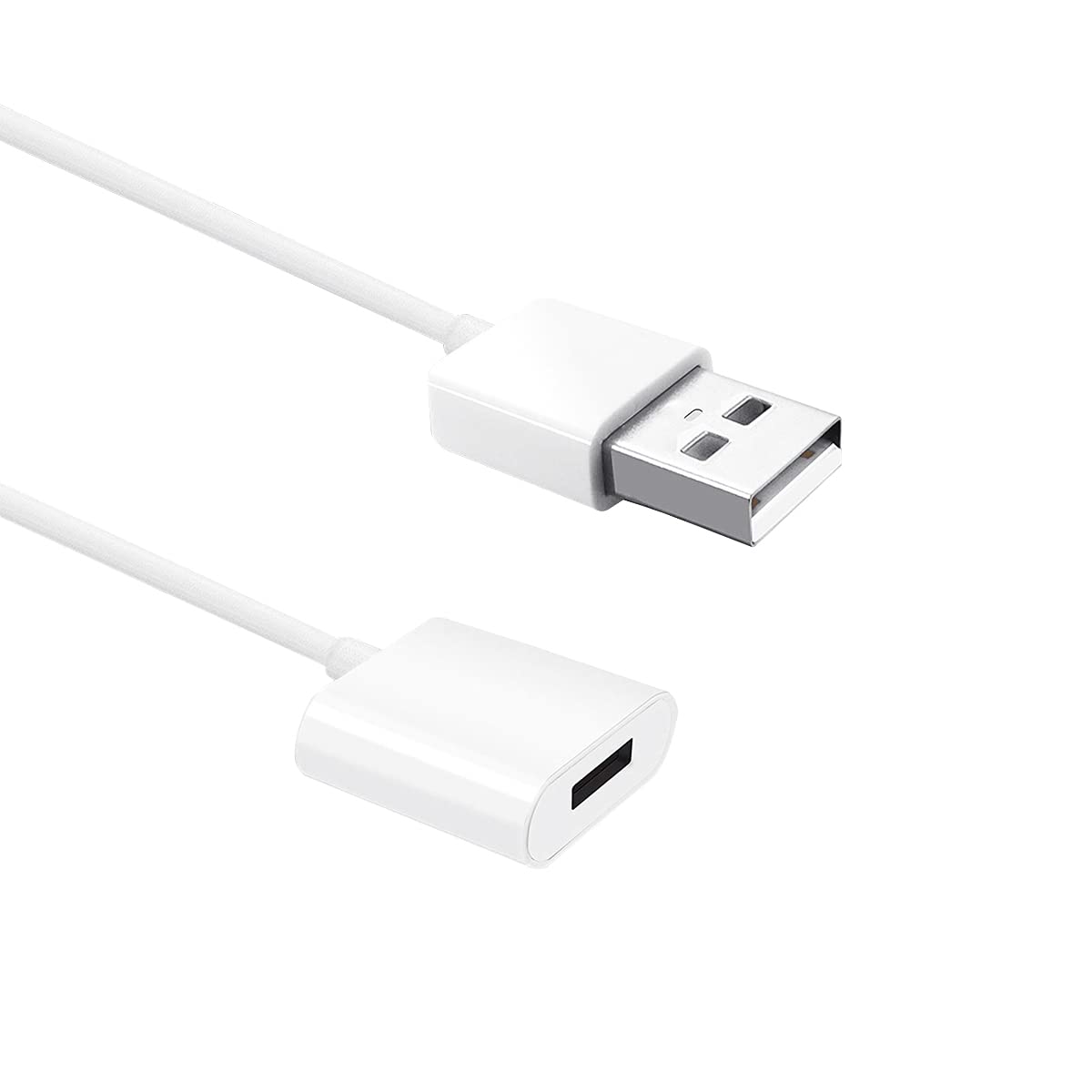 Zeitel Charging Adapter Cable Compatible with Apple Pencil 1st Generation, Male to Female Flexible Connector, Charging Adapter for Apple Pencil 1st Gen (1m, 40 inch)(White) Zeitel Charging Adapter Cable Compatible with Apple Pencil 1st Generation, Male to Female Flexible Connector, Charging Adapter for Apple Pencil 1st Gen (1m, 40 inch)(White)